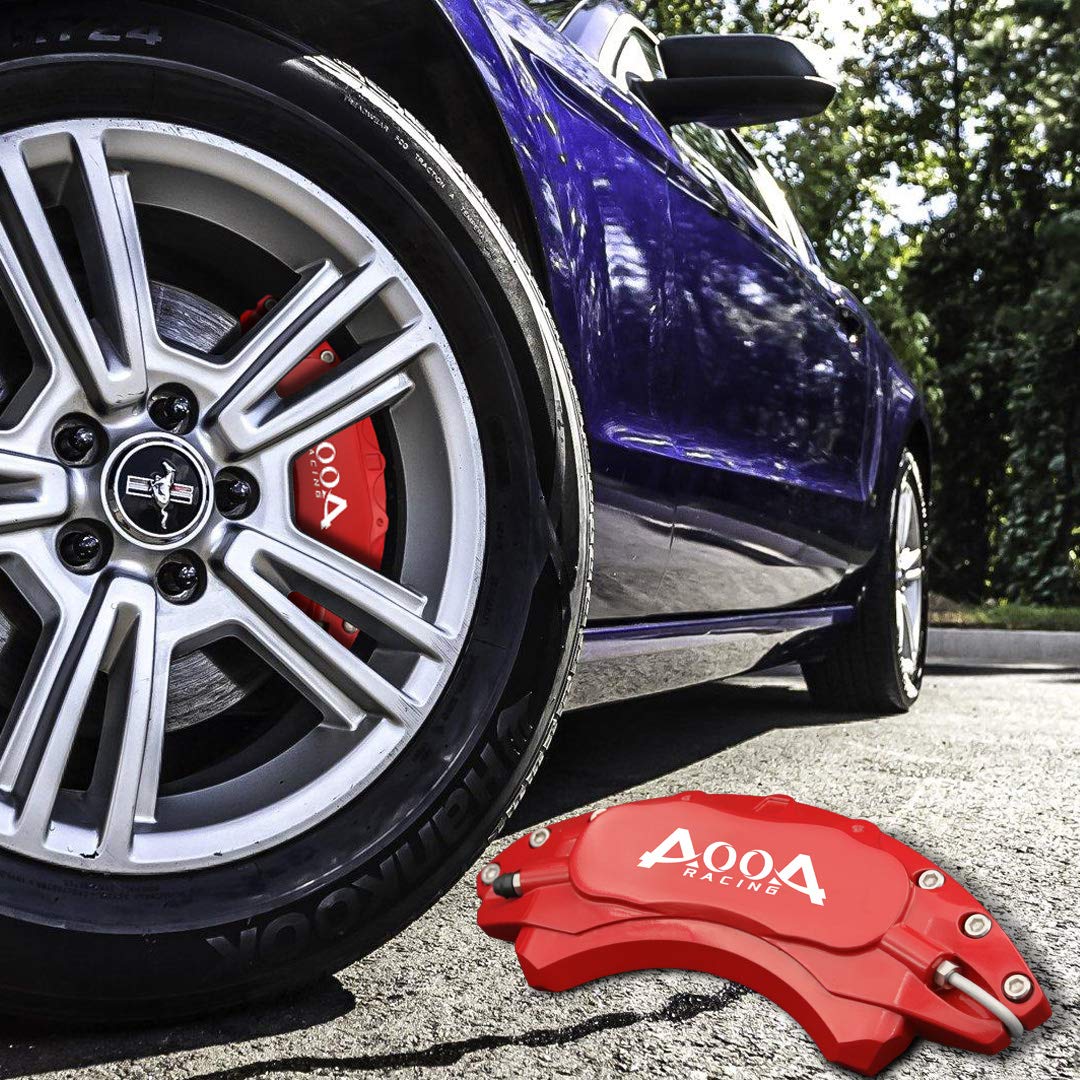 Amazon | AOOA キャリパーカバー レッドブレーキとホワイト